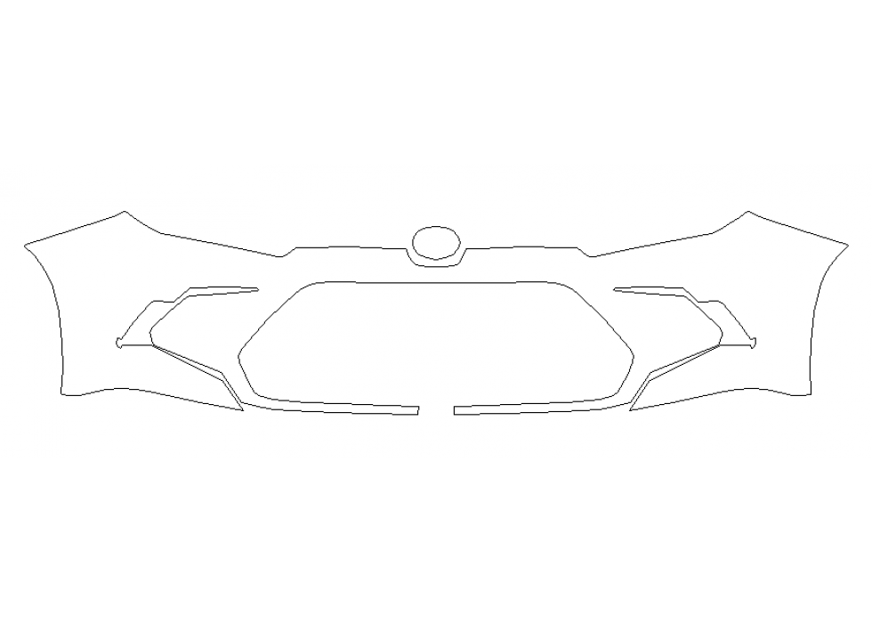 2024 Toyota Grand Highlander Front Bumper 3M Pro Series Paint